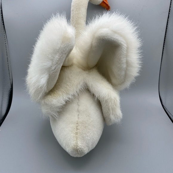White Swan Plush - Hansa Creation - 2010 - Stuffed Animal Toy - 4085  - Rare - Picture 2 of 5